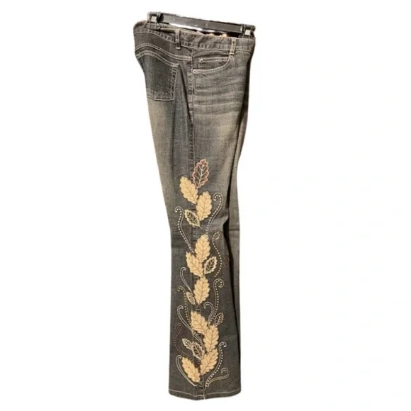 $149 Lucent Vintage Embroidered Jeans Bell Bottoms - Picture 2 of 5